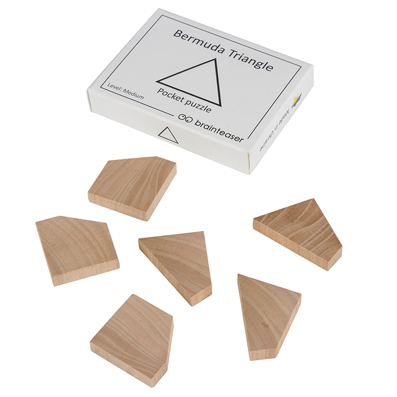 Bermuda Triangle pocket puzzle | Мини головоломка ЗАМОРОЧКА