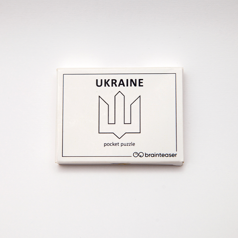 UKRAINE pocket puzzle | Міні головоломка ЗАМОРОЧКА